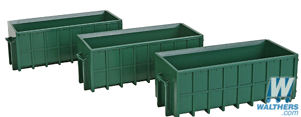 WALTHERS Large Dumpsters - Assembled 