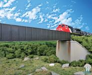 WALTHERS  90' Single-Track Railroad Through Girder Bridge