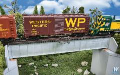 WALTHERS *70' Single Track Railroad Deck Girder Bridge 