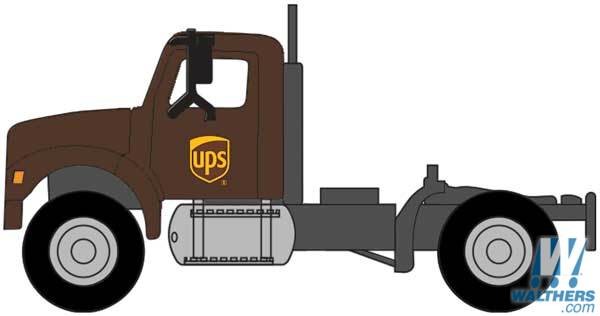 WALTHERS nternational(R) 4900 Single Axle Semi Tractor Only Assembled