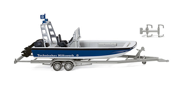 WIKING THW - Lehmar MZB 72 Multi-Purpose Boat - plastic