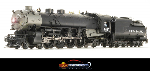 Broadway Limited #2201 UP MT-73 4-8-2, #7010, Black & Graphite, with Oil Tender, Paragon2 Sound/DC/DCC 
