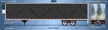 DIGCOM New 48' BLACK Undecorated Reefer Trailer 